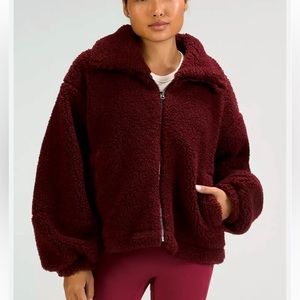Lululemon Cinch-able Waist Fleece Zip Up